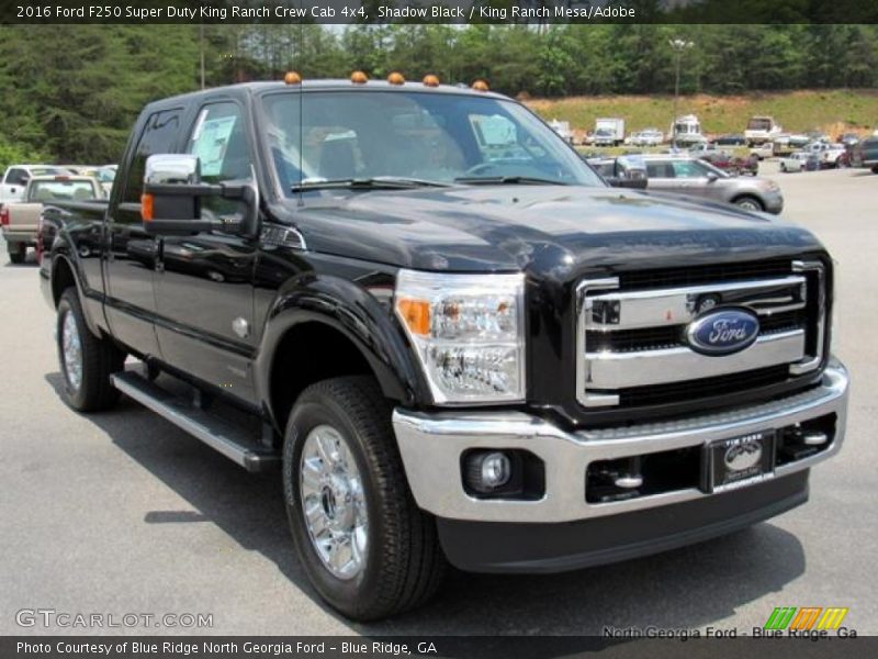 Shadow Black / King Ranch Mesa/Adobe 2016 Ford F250 Super Duty King Ranch Crew Cab 4x4