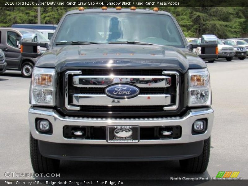 Shadow Black / King Ranch Mesa/Adobe 2016 Ford F250 Super Duty King Ranch Crew Cab 4x4