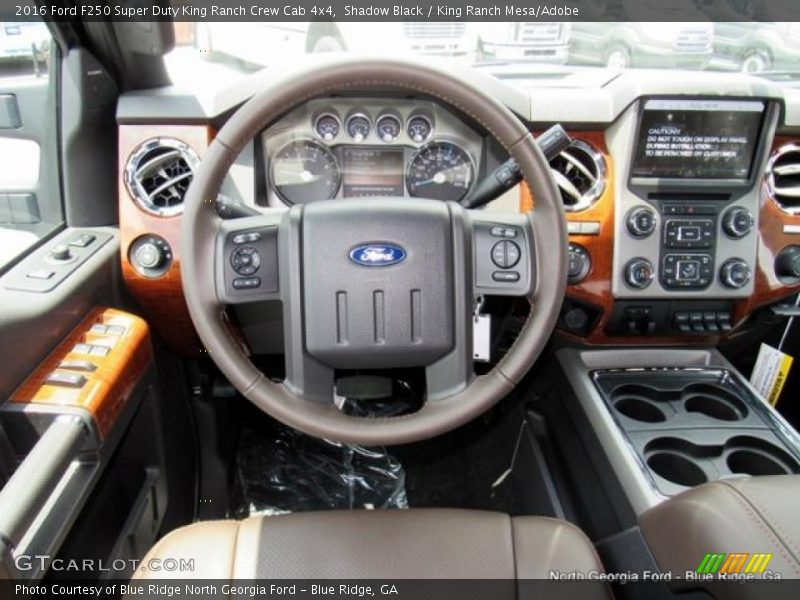 Shadow Black / King Ranch Mesa/Adobe 2016 Ford F250 Super Duty King Ranch Crew Cab 4x4