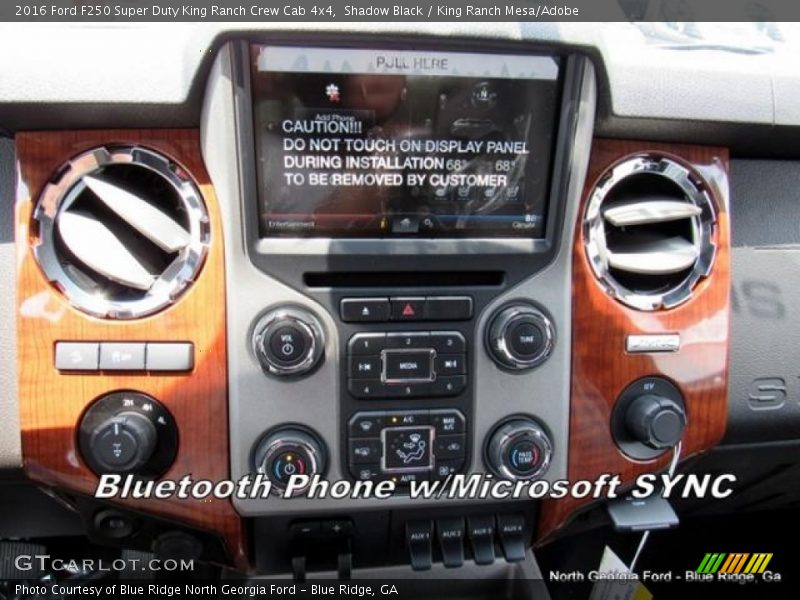 Shadow Black / King Ranch Mesa/Adobe 2016 Ford F250 Super Duty King Ranch Crew Cab 4x4