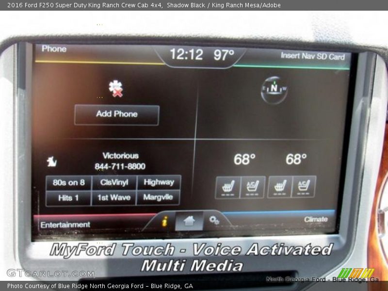 Shadow Black / King Ranch Mesa/Adobe 2016 Ford F250 Super Duty King Ranch Crew Cab 4x4