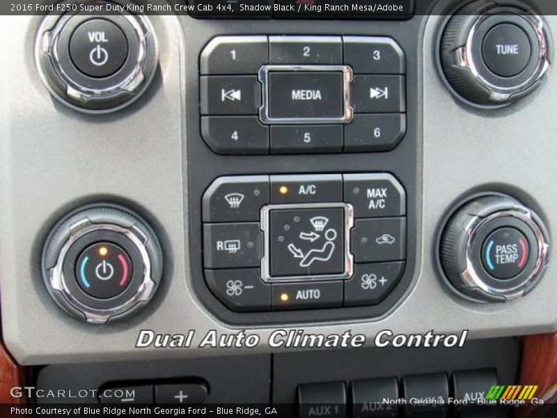 Shadow Black / King Ranch Mesa/Adobe 2016 Ford F250 Super Duty King Ranch Crew Cab 4x4