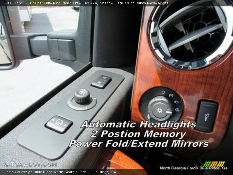 Shadow Black / King Ranch Mesa/Adobe 2016 Ford F250 Super Duty King Ranch Crew Cab 4x4