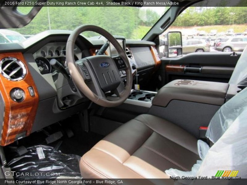 Shadow Black / King Ranch Mesa/Adobe 2016 Ford F250 Super Duty King Ranch Crew Cab 4x4