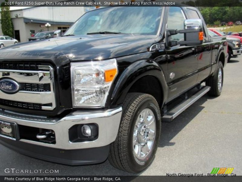 Shadow Black / King Ranch Mesa/Adobe 2016 Ford F250 Super Duty King Ranch Crew Cab 4x4