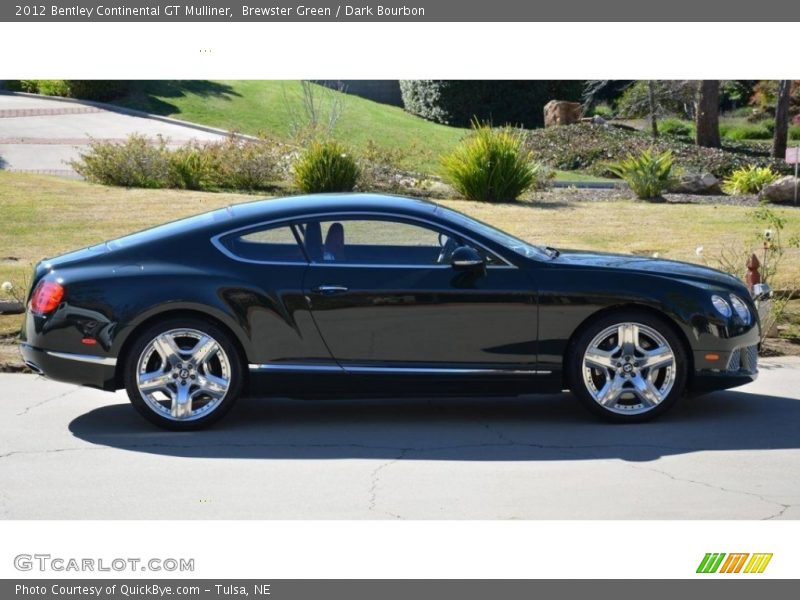 Brewster Green / Dark Bourbon 2012 Bentley Continental GT Mulliner