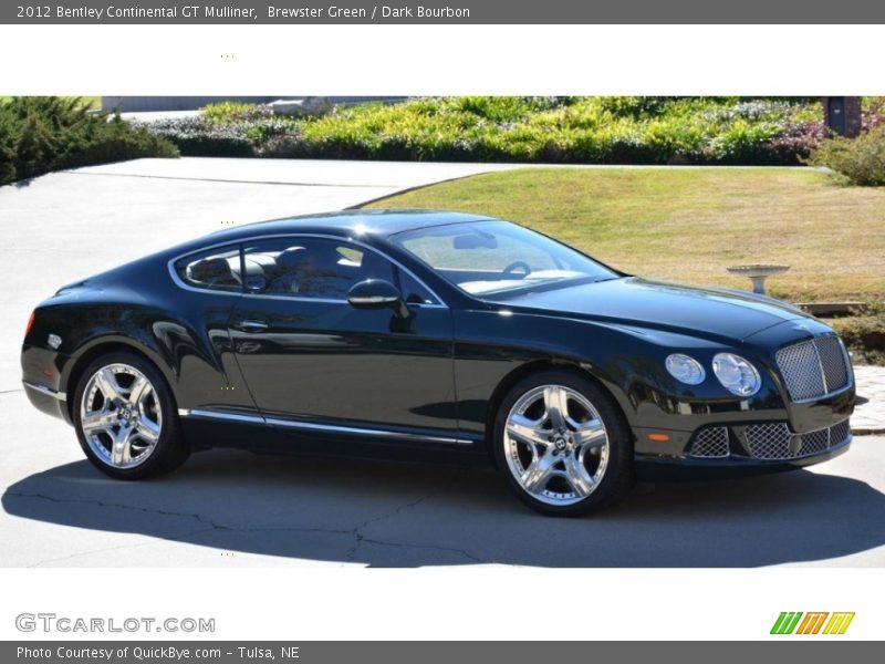 Brewster Green / Dark Bourbon 2012 Bentley Continental GT Mulliner