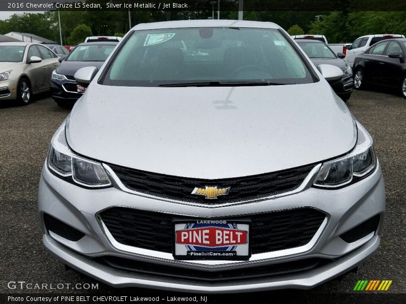 Silver Ice Metallic / Jet Black 2016 Chevrolet Cruze LS Sedan
