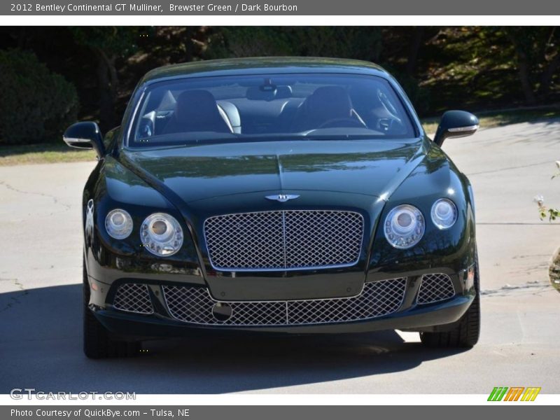 Brewster Green / Dark Bourbon 2012 Bentley Continental GT Mulliner