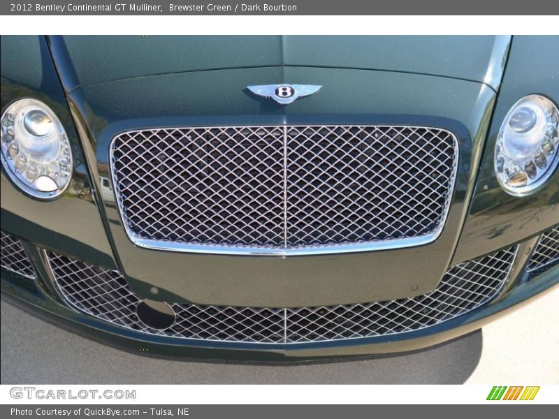 Brewster Green / Dark Bourbon 2012 Bentley Continental GT Mulliner