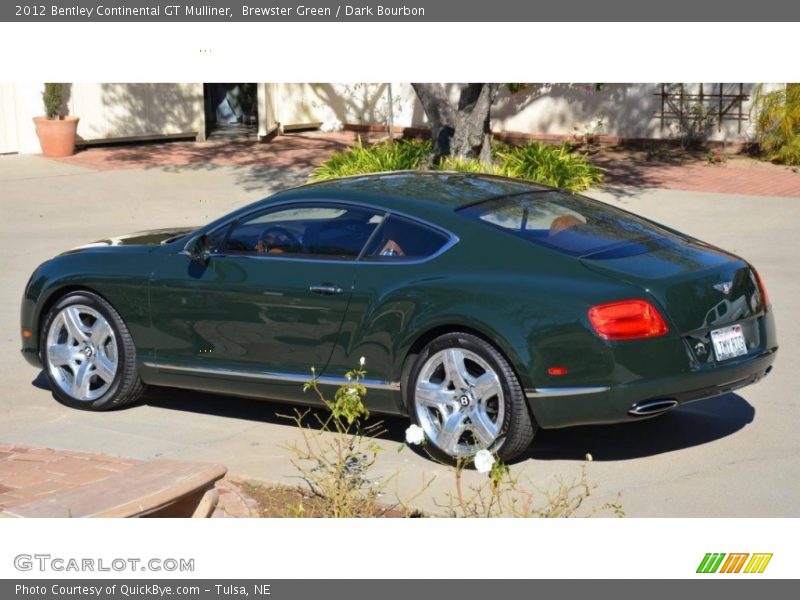 Brewster Green / Dark Bourbon 2012 Bentley Continental GT Mulliner