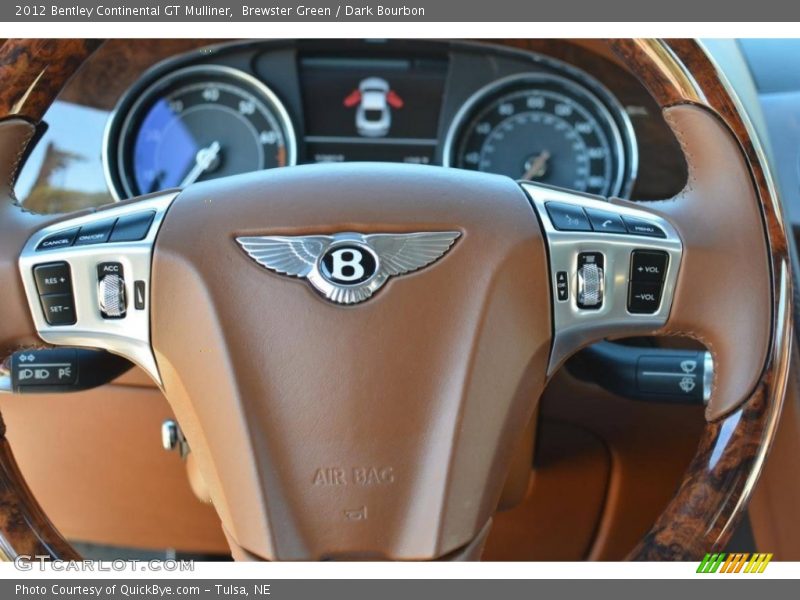 Brewster Green / Dark Bourbon 2012 Bentley Continental GT Mulliner