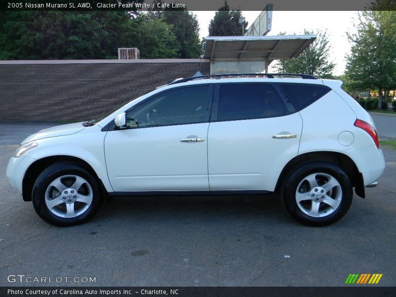 Glacier Pearl White / Cafe Latte 2005 Nissan Murano SL AWD