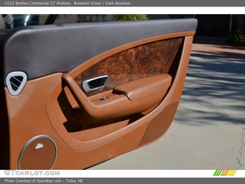 Brewster Green / Dark Bourbon 2012 Bentley Continental GT Mulliner