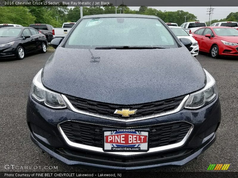 Blue Ray Metallic / Jet Black 2016 Chevrolet Cruze LS Sedan