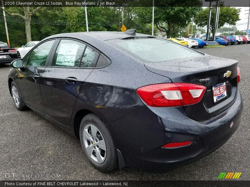 Blue Ray Metallic / Jet Black 2016 Chevrolet Cruze LS Sedan