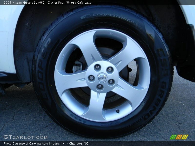 Glacier Pearl White / Cafe Latte 2005 Nissan Murano SL AWD