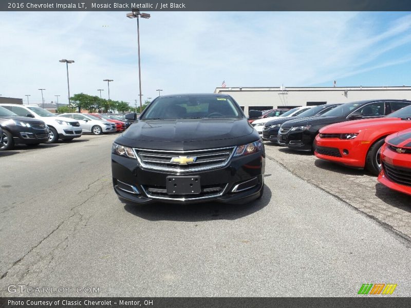 Mosaic Black Metallic / Jet Black 2016 Chevrolet Impala LT