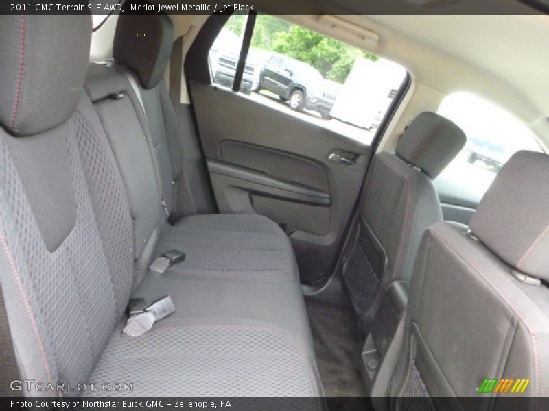 Merlot Jewel Metallic / Jet Black 2011 GMC Terrain SLE AWD