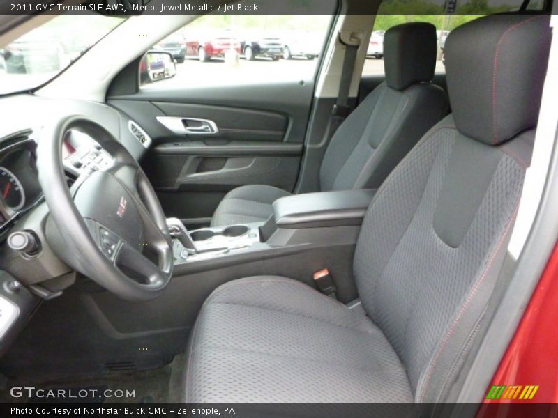 Merlot Jewel Metallic / Jet Black 2011 GMC Terrain SLE AWD