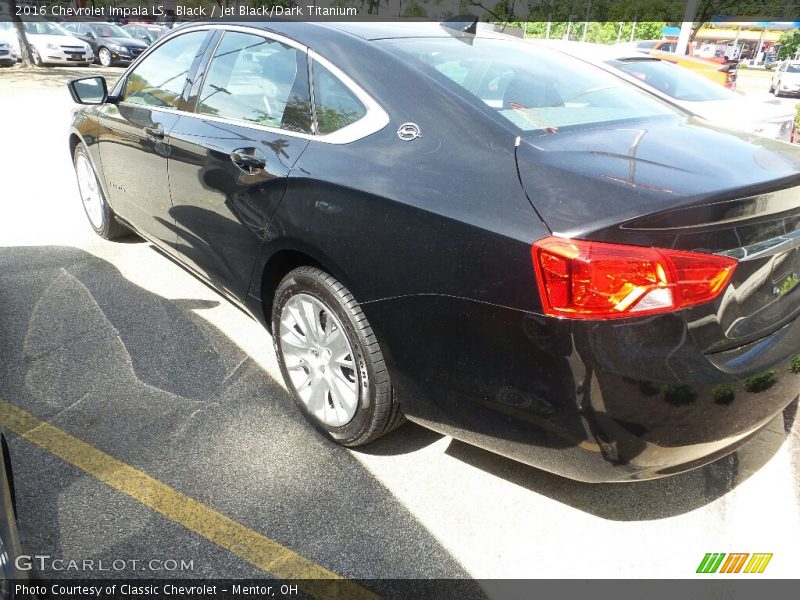 Black / Jet Black/Dark Titanium 2016 Chevrolet Impala LS