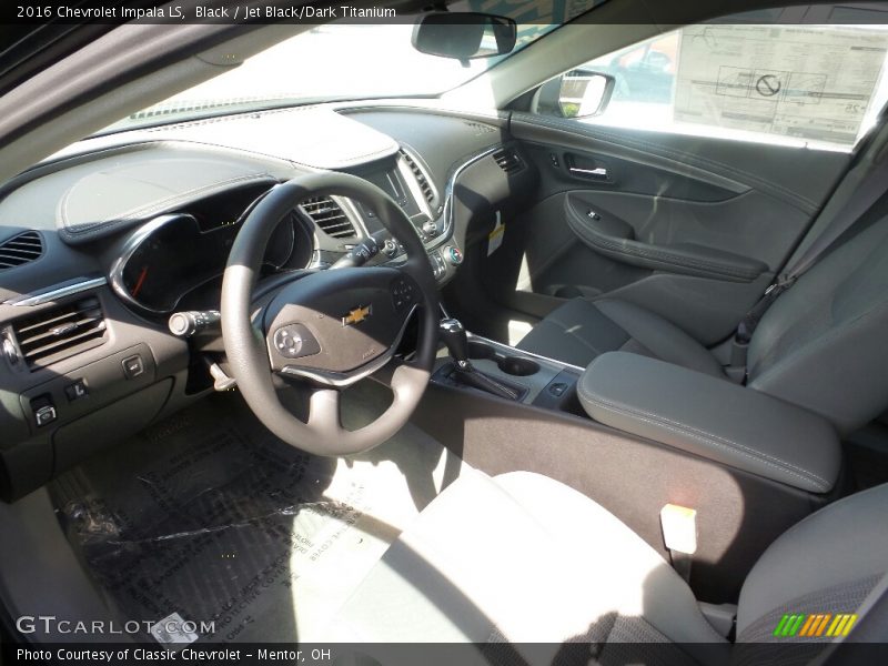 Black / Jet Black/Dark Titanium 2016 Chevrolet Impala LS