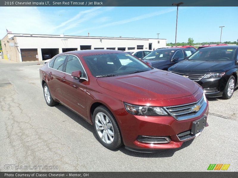 Siren Red Tintcoat / Jet Black 2016 Chevrolet Impala LT