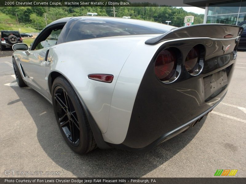 Machine Silver Metallic / Ebony Black 2006 Chevrolet Corvette Coupe