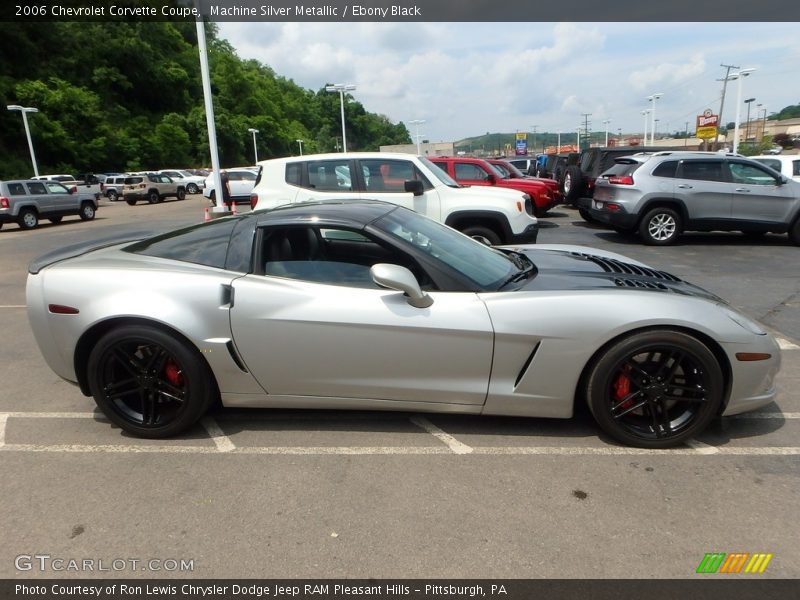 Machine Silver Metallic / Ebony Black 2006 Chevrolet Corvette Coupe