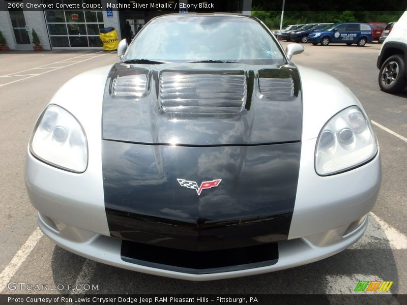 Machine Silver Metallic / Ebony Black 2006 Chevrolet Corvette Coupe
