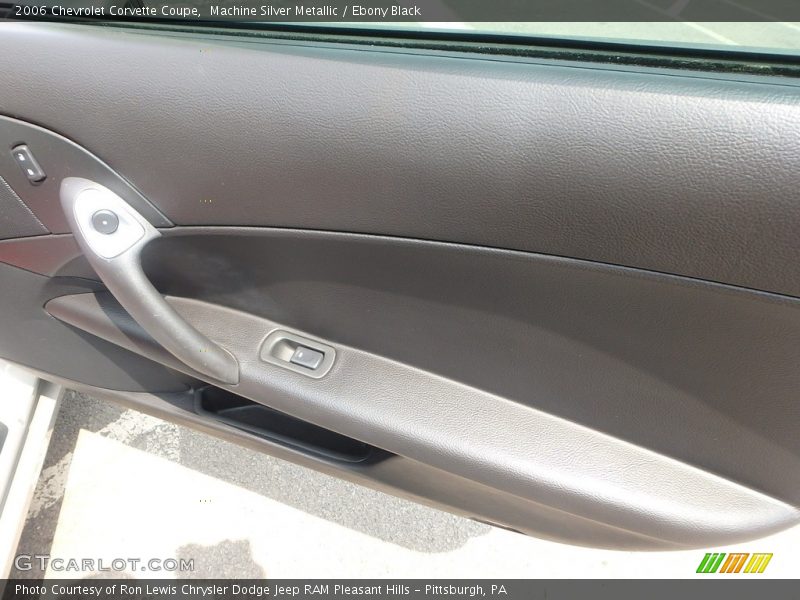Machine Silver Metallic / Ebony Black 2006 Chevrolet Corvette Coupe