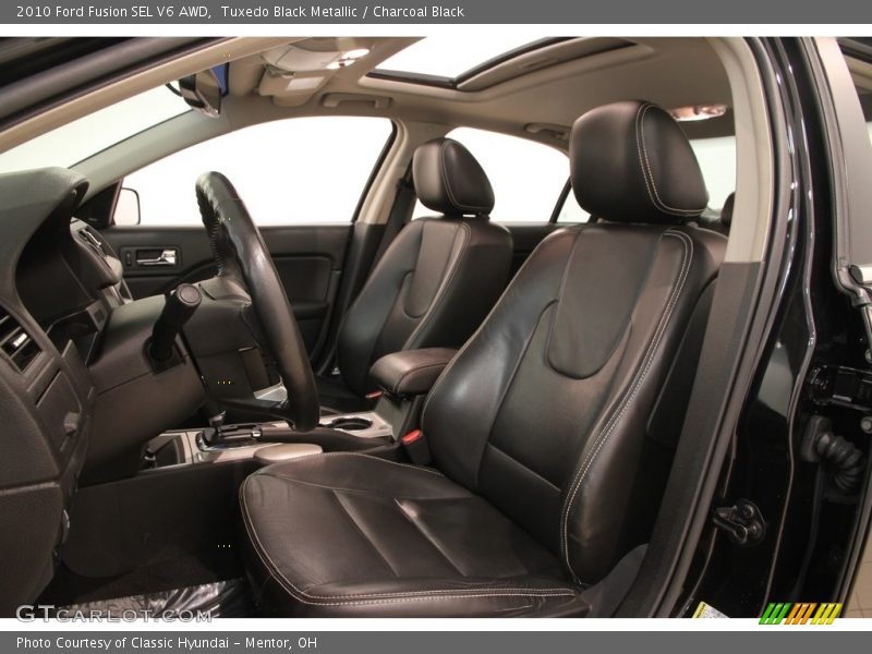Tuxedo Black Metallic / Charcoal Black 2010 Ford Fusion SEL V6 AWD