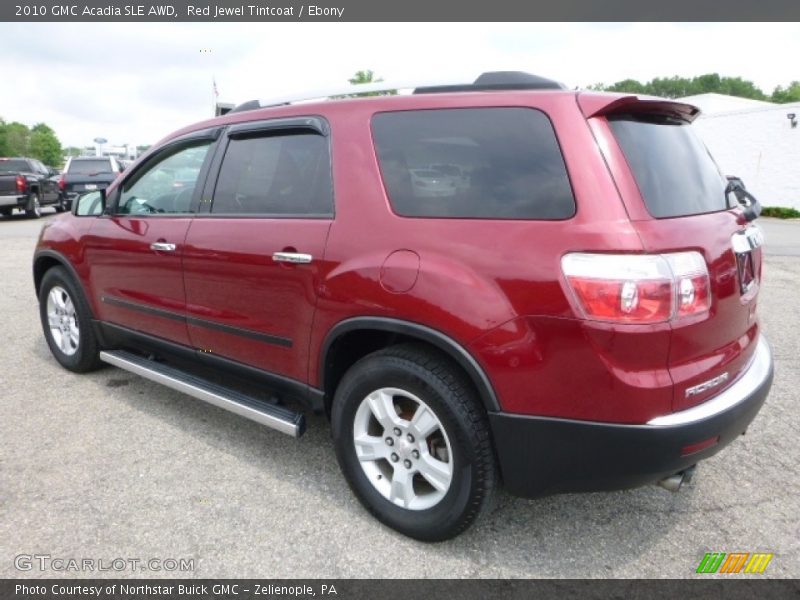 Red Jewel Tintcoat / Ebony 2010 GMC Acadia SLE AWD
