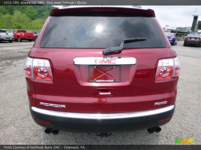 Red Jewel Tintcoat / Ebony 2010 GMC Acadia SLE AWD