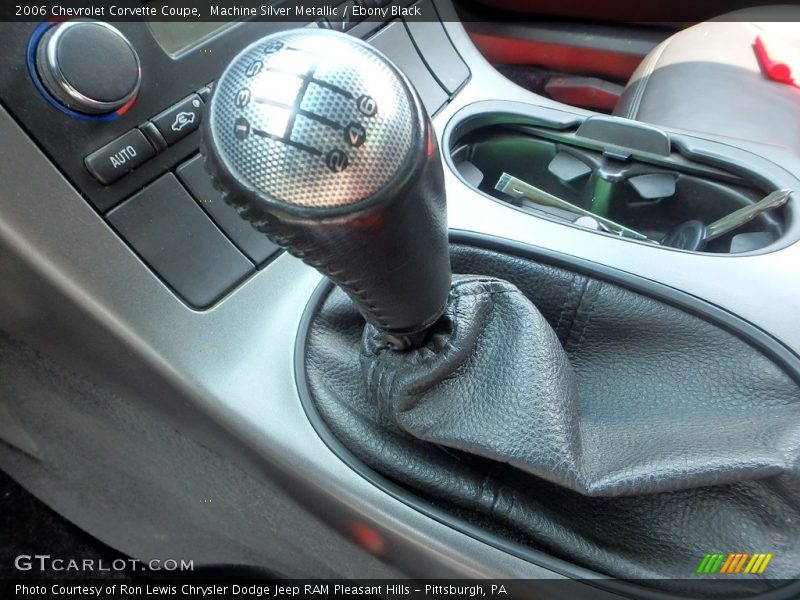 Machine Silver Metallic / Ebony Black 2006 Chevrolet Corvette Coupe