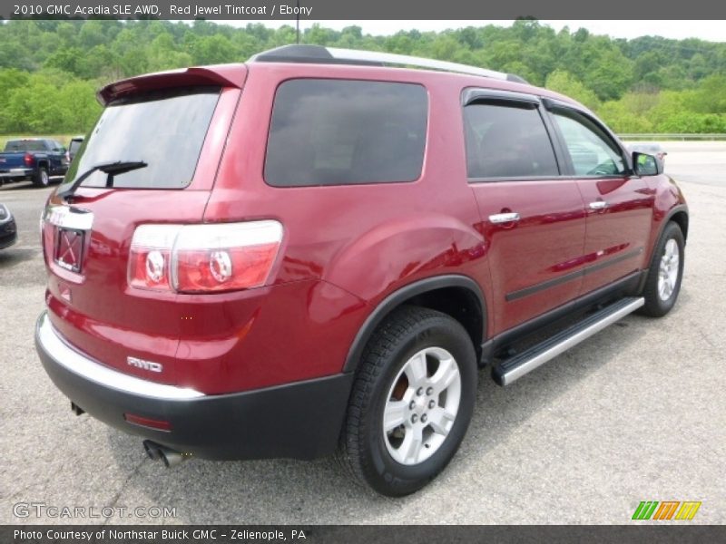 Red Jewel Tintcoat / Ebony 2010 GMC Acadia SLE AWD