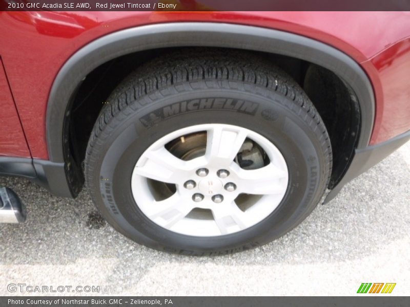 Red Jewel Tintcoat / Ebony 2010 GMC Acadia SLE AWD