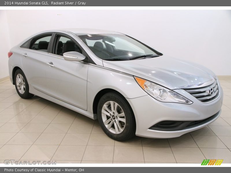 Radiant Silver / Gray 2014 Hyundai Sonata GLS