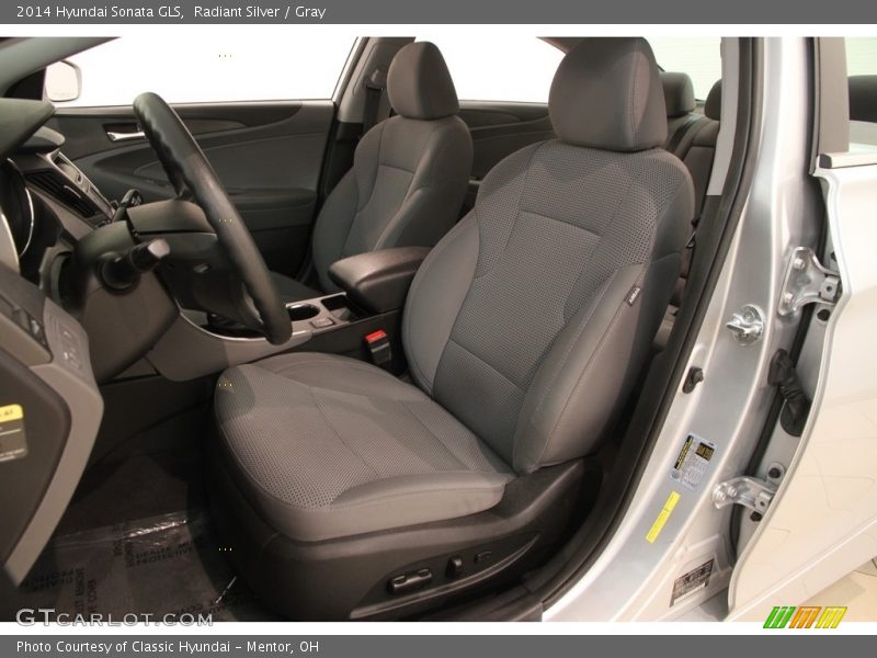 Radiant Silver / Gray 2014 Hyundai Sonata GLS