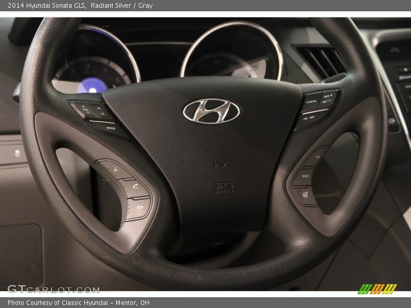 Radiant Silver / Gray 2014 Hyundai Sonata GLS