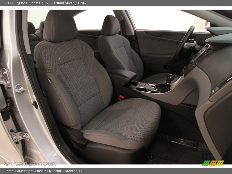 Radiant Silver / Gray 2014 Hyundai Sonata GLS