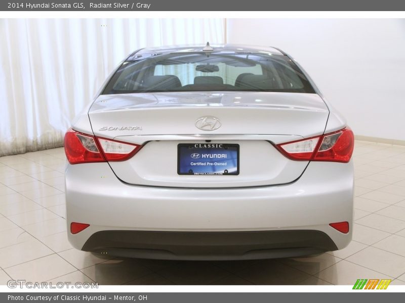 Radiant Silver / Gray 2014 Hyundai Sonata GLS