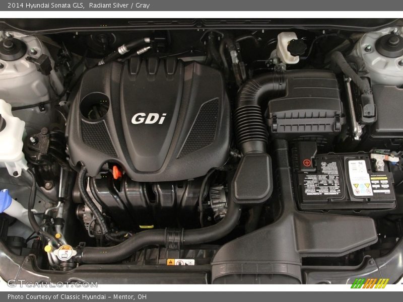 Radiant Silver / Gray 2014 Hyundai Sonata GLS