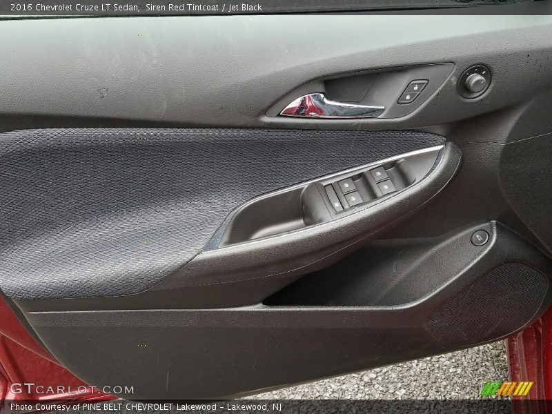 Siren Red Tintcoat / Jet Black 2016 Chevrolet Cruze LT Sedan