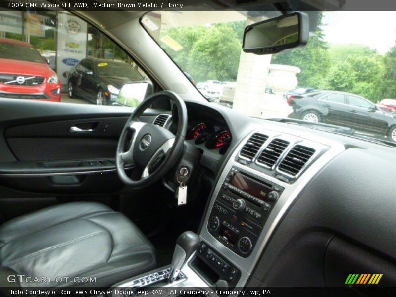 Medium Brown Metallic / Ebony 2009 GMC Acadia SLT AWD