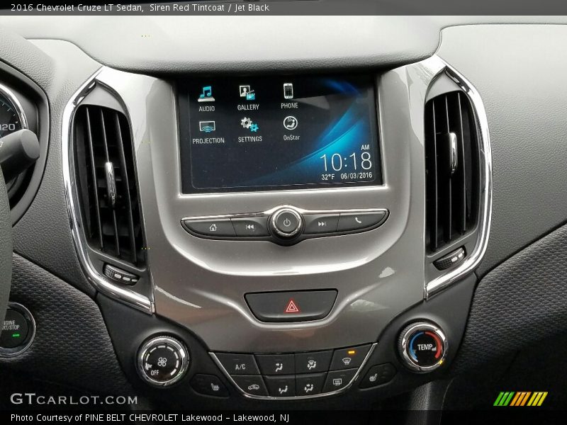 Siren Red Tintcoat / Jet Black 2016 Chevrolet Cruze LT Sedan