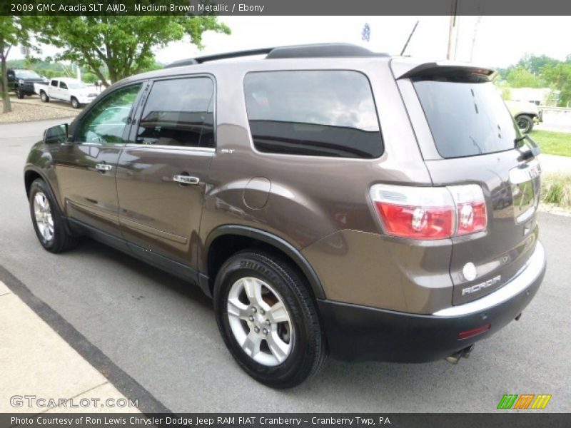Medium Brown Metallic / Ebony 2009 GMC Acadia SLT AWD
