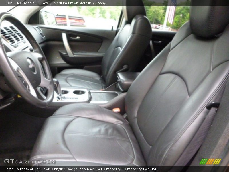 Medium Brown Metallic / Ebony 2009 GMC Acadia SLT AWD