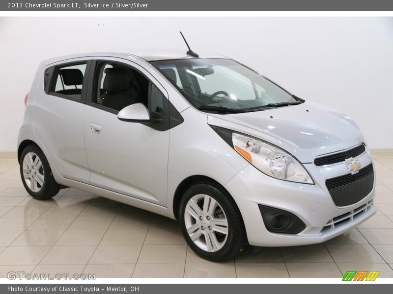 Silver Ice / Silver/Silver 2013 Chevrolet Spark LT