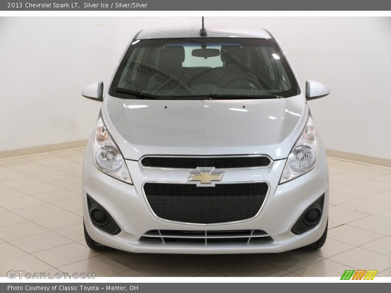 Silver Ice / Silver/Silver 2013 Chevrolet Spark LT